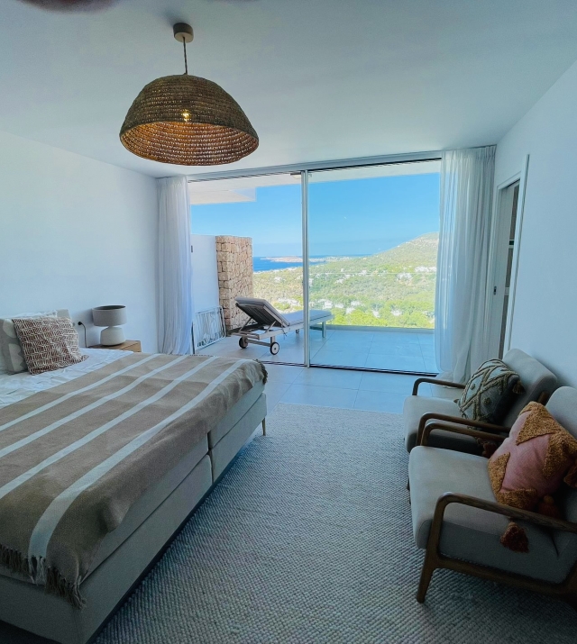 Resa Estates Ibiza for sale koop penthouse Cala Vadella Master Bedroom 3.jpeg